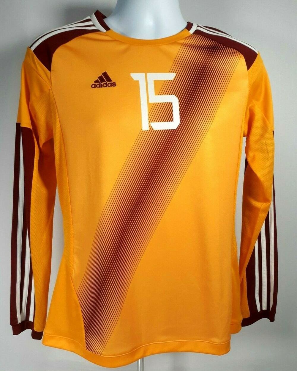 Adidas NWT Women's Medium Morona #15 Soccer Long Sleeve Climacool Jersey M35657